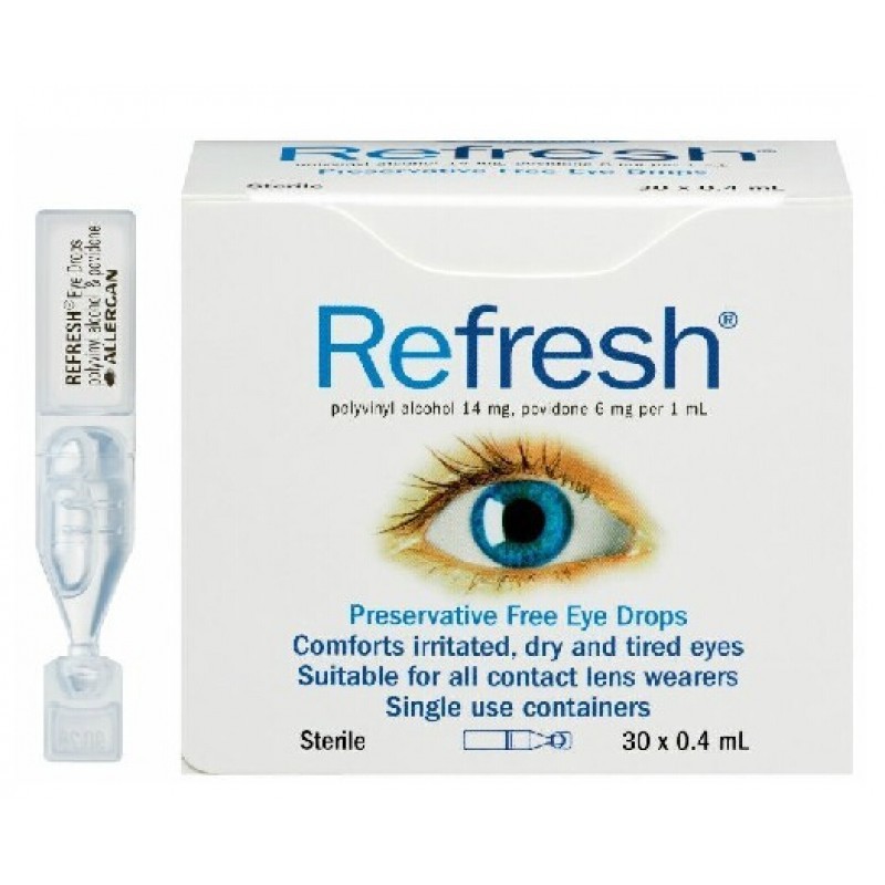 Refresh 滴眼液30支 保质期至23.06