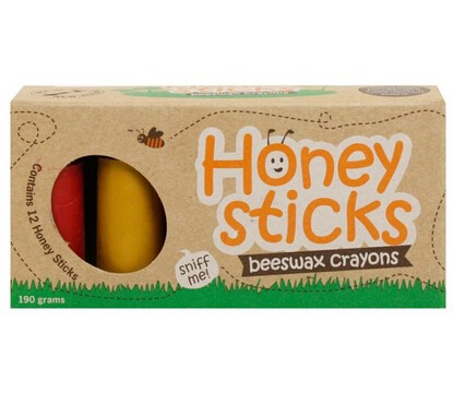 Honey Sticks 纯手工天然蜂蜡笔 12色装 190g