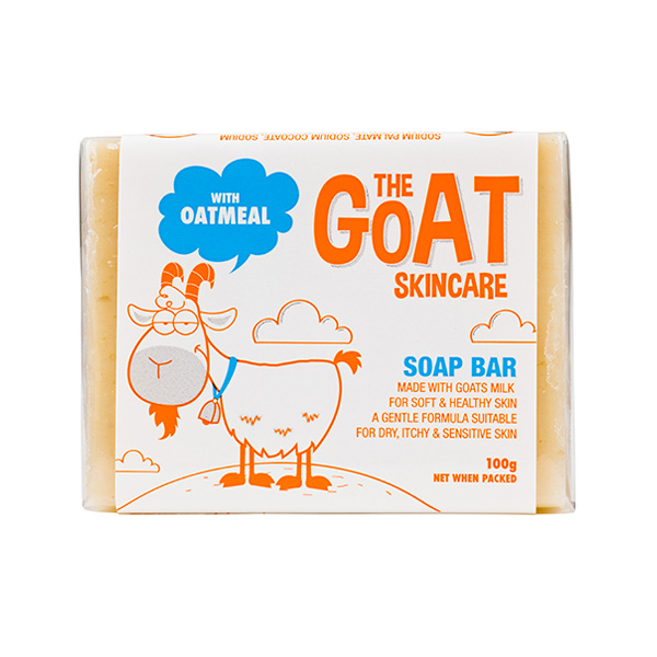 The goat skincare 羊奶手工滋润香皂 燕麦味 100g