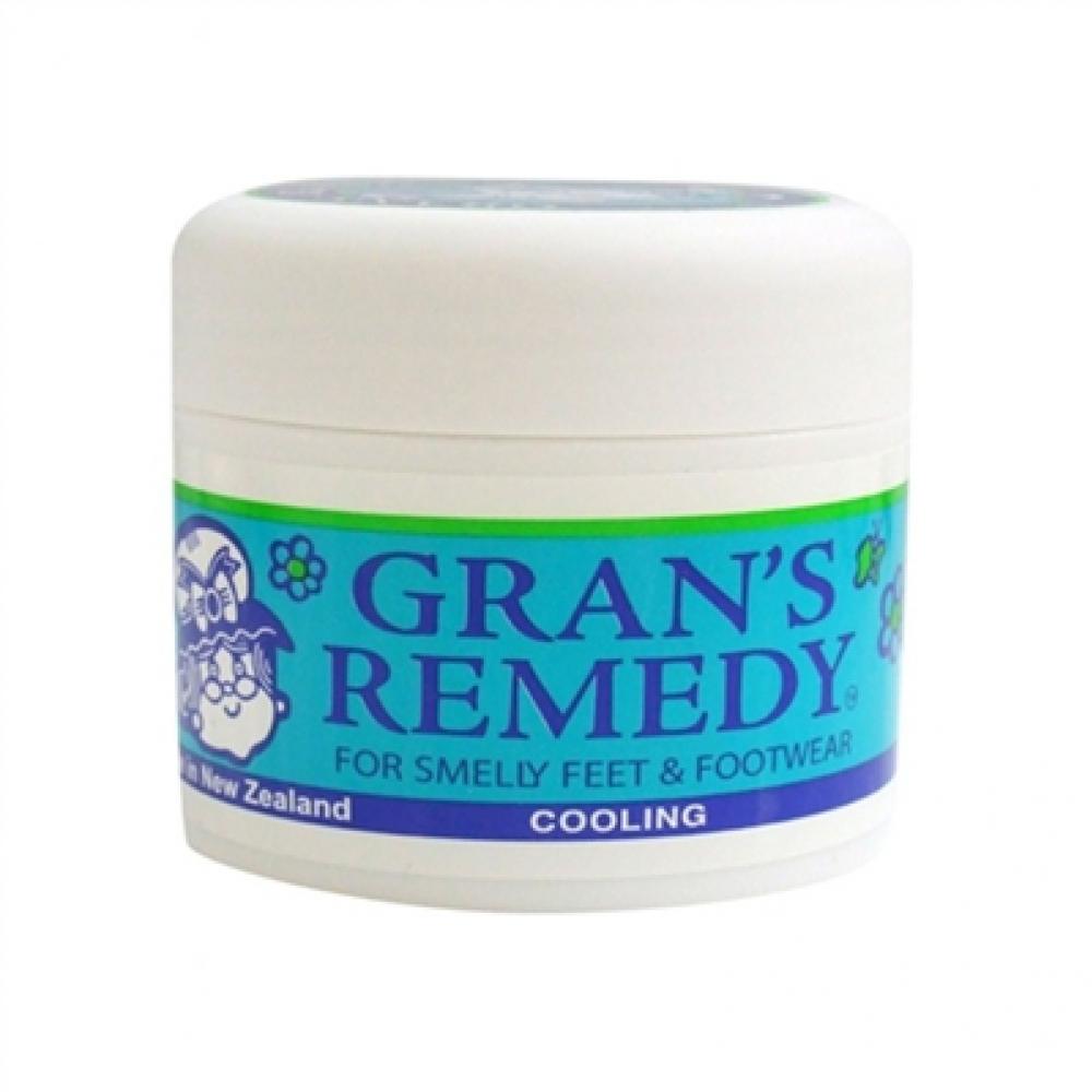 【直邮价】Gran's Remedy老奶奶粉臭脚粉 蓝色薄荷味50g 保质期：2026.5月