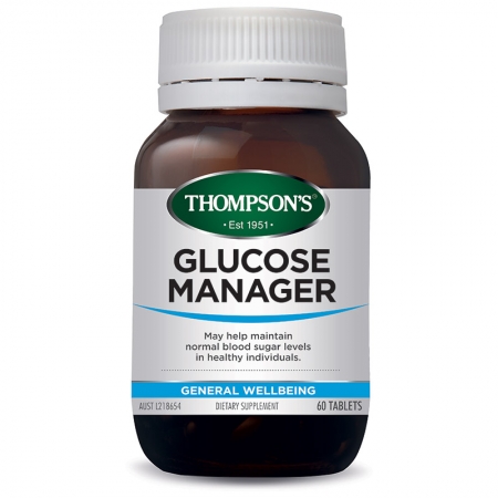 Thompson's 汤普森 血糖平衡片 60片 －Glucose Manager 保质期至22.03