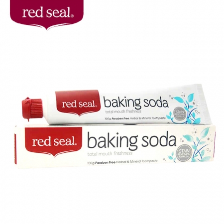 【香港直邮包邮】Red Seal 红印 小苏打牙膏 100g 保质期至2021-03