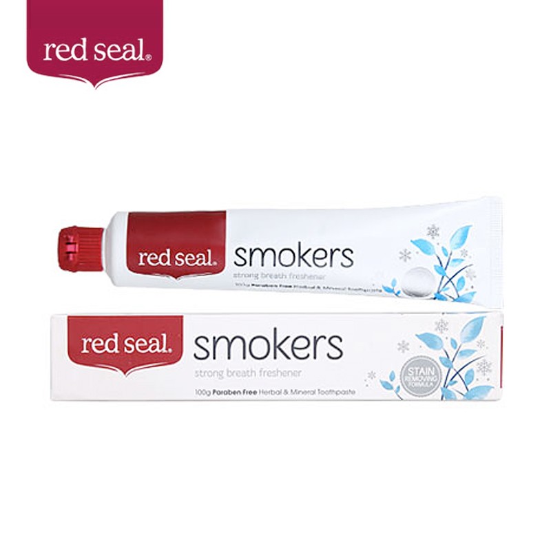 【香港直邮包邮】Red Seal 红印 烟民牙膏 100g 保质期至2021-05