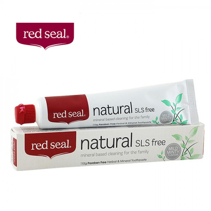 【直邮价】Red Seal红印 矿物质牙膏SLS free 110g 保质期：2024.2月