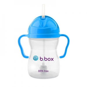 BBox 宝宝重力水杯吸管杯六个月以上 荧光蓝色（3805）