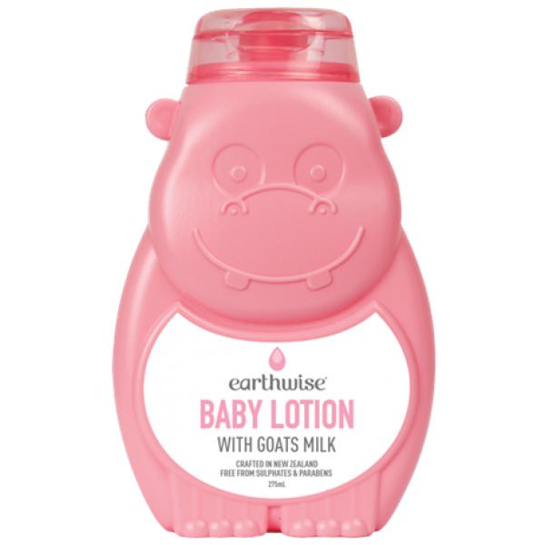 【直邮价】Earthwise 小河马婴儿身体乳 粉色 275ml 超市采购保质期