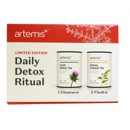 Artemis 有机草本排毒礼盒护肝茶+清肾茶 保质期至21.07