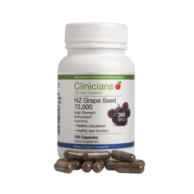 【最划算】Clinicians 科立纯 葡萄籽精华 72000 100粒 保质期至18.07