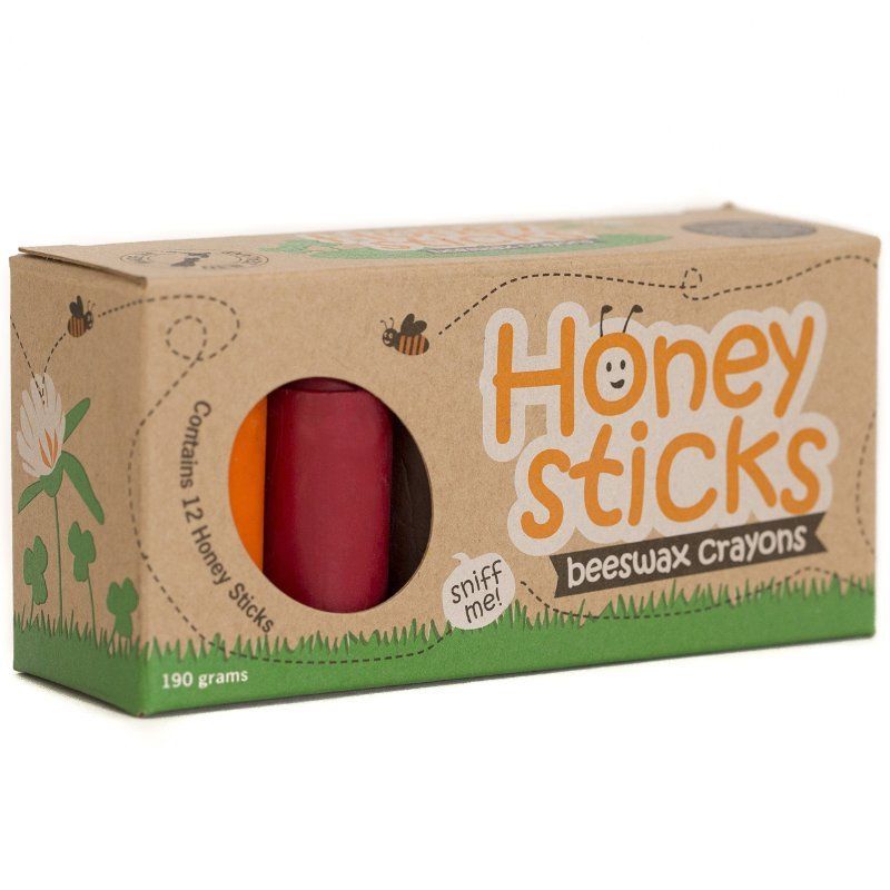 Honey Sticks 纯手工蜂蜡笔 12色装 190g