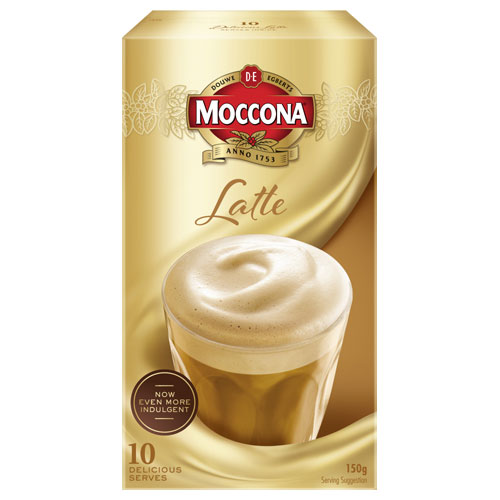 【超市采购】Moccona 摩可纳 原味拿铁咖啡 10条一盒 150g(疫情期间超市发货较慢，急单不接)