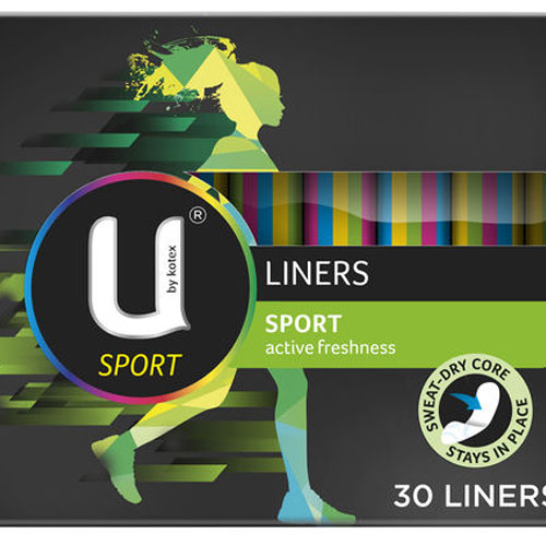 【超市采购】UbyKotex卫生巾 运动款 不含荧光剂 独立小包装 30片装-Liners -Sport-30 liners