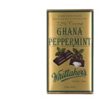 【超市采购】Whittakers薄荷味巧克力72%可可 250克(疫情期间超市发货较慢，急单不接)