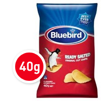 【超市采购】Bluebird 盐味薯片(ready salted) 40g(疫情期间超市发货较慢，急单不接)