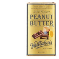 【超市采购】Whittakers 花生酱巧克力33%可可 250克(疫情期间超市发货较慢，急单不接)