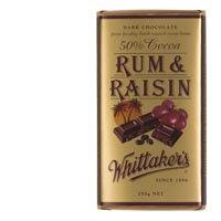 【超市采购】Whittakers 惠特克朗姆酒葡萄干巧克力250g(疫情期间超市发货较慢，急单不接)