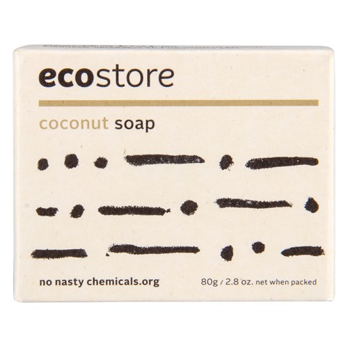 【超市采购】Ecostore 纯天然香皂 椰子味 80g(疫情期间超市发货较慢，急单不接)