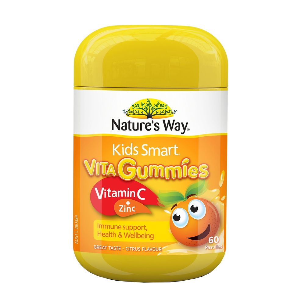 natrues way 佳思敏维生素c 锌软糖60粒 保质期20年3月